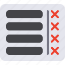 content, flat icon, list, plan, document, office, business
