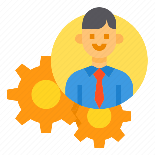Company, gear, management, manager, process icon - Download on Iconfinder