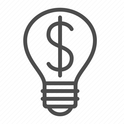 Creativity, dollar, idea, inspiration, light bulb icon - Download on Iconfinder