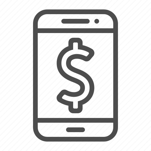 Dollar, mobile telephone, money, online banking, online shopping, price, smartphone icon - Download on Iconfinder