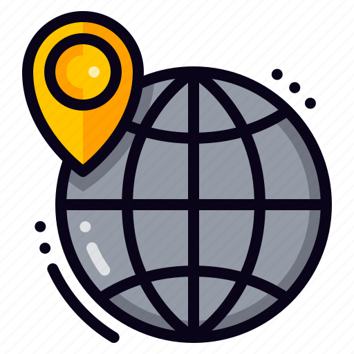 Business, globe, gps, location, pin icon - Download on Iconfinder