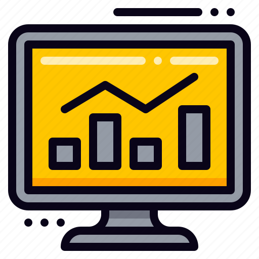 Analytics, business, graph, growth, online, progress icon - Download on Iconfinder