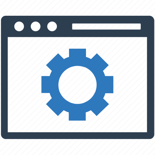 Browser, business, control, custom, engine, gear, internet icon - Download on Iconfinder