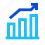 arrow, blue, business, chart, marketting, office, project 