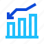 arrow, blue, business, chart, marketting, office, project 