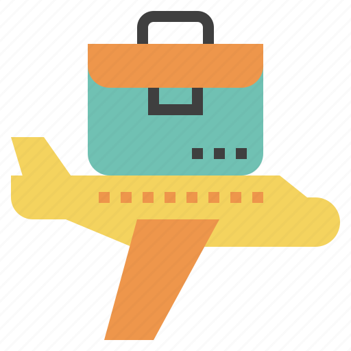 Airplane, brifcase, business, fly, suitcase, travel icon - Download on Iconfinder