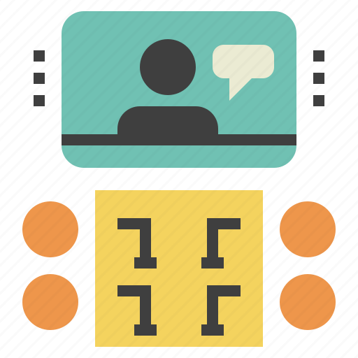 Conference, telemeeting, vdo, video, webibar icon - Download on Iconfinder