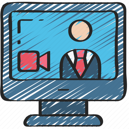 Business, call, computer, conference, link, video icon - Download on Iconfinder