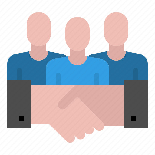 Negotiation, conversation, teamwork, people, handshake, work, group icon - Download on Iconfinder