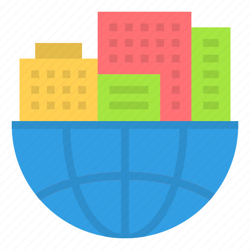 Organization, building, business, company, corporation, global, city icon - Download on Iconfinder