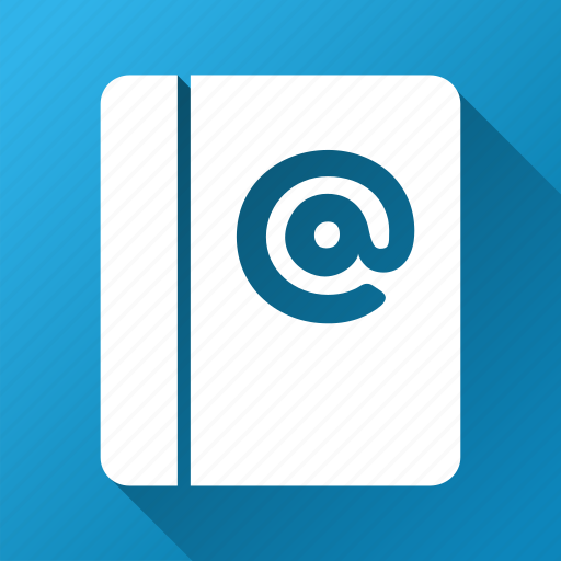 Address book, contact list, contacts, emails, notebook, pocketbook, record icon - Download on Iconfinder