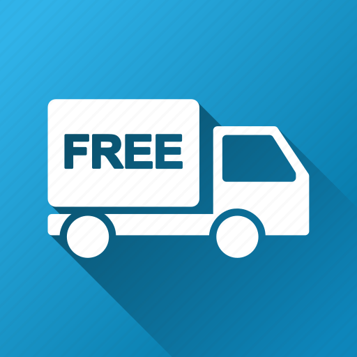 Free delivery, gift, logistics, shipping car, transport, truck, warehouse vehicle icon - Download on Iconfinder