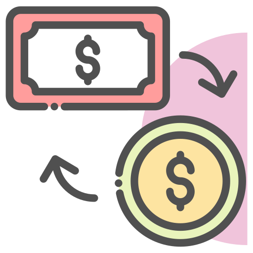 Currency, exchange, money, payment icon - Free download