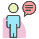 chat, person, talk, user icon