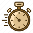 stopwatch, timer, fast, tools, utensils, express, time and date
