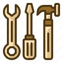 wrench, screwdriver, equipment, service, maintenance, construction and tools