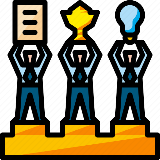 Business, podium, reward, stage, team, teamwork, winner icon - Download on Iconfinder
