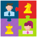 business, concept, jigsaw, puzzle, strategy, teamwork, worker