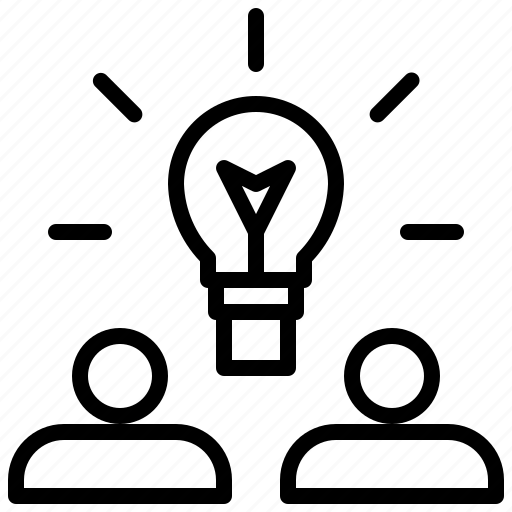 Bulb, light, brainstorm, creative, idea, brain, think icon - Download on Iconfinder