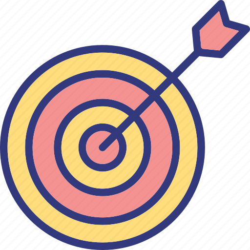 Bullseye, dartboard, goal, target icon - Download on Iconfinder