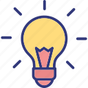 idea, inspiration, light bulb, luminaire