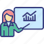 bar chart analysis, business analyst, business presentation, project review 