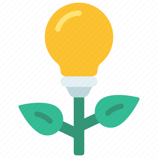 Organic, ideas, fresh, idea, lightbulb icon - Download on Iconfinder