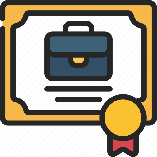 Business, certificate, certification, diploma, qualification icon - Download on Iconfinder