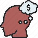 money, thoughts, think, thoughtbubble, finances