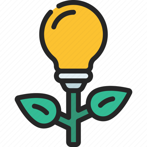 Organic, ideas, fresh, idea, lightbulb icon - Download on Iconfinder