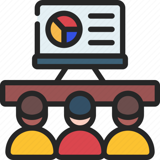 Seminar, crowd, corporate, meeting, conference icon - Download on Iconfinder