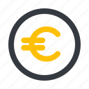 euro, coin, money, finance, business 