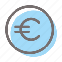 euro, coin, money, finance, business