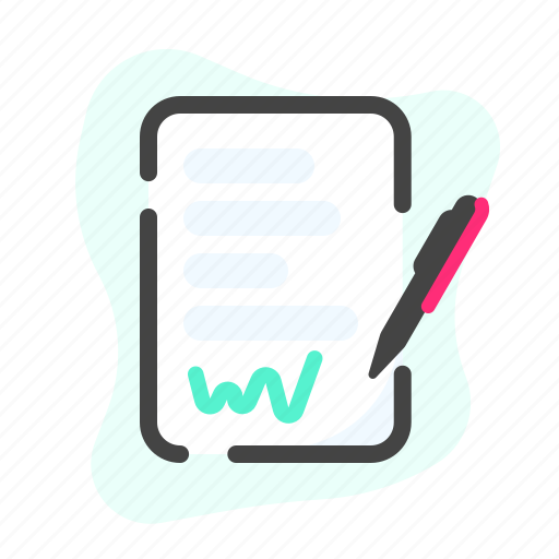 Document, letter, paper, signing icon - Download on Iconfinder