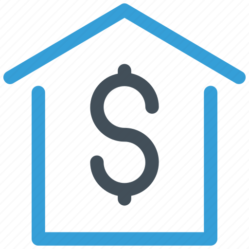 Dollar, home, house, money icon icon - Download on Iconfinder