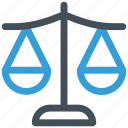 balance, justice, law, legal, libra, scale, weight icon