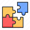puzzle, mosaic, solution, piece