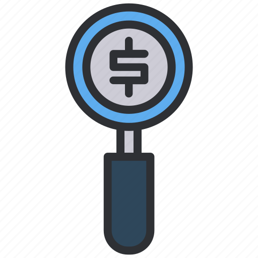 Analytic, glass, magnifier, magnifyng, marketing, search, zoom icon - Download on Iconfinder
