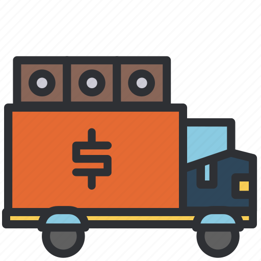Delivery, package, shipping, transport, transportation, truck, vehicle icon - Download on Iconfinder