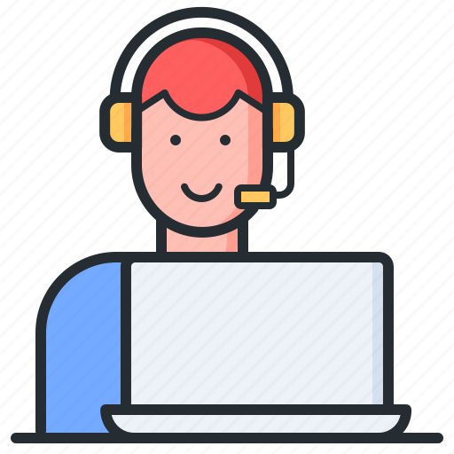 Freelancer, worker, laptop, office work icon - Download on Iconfinder