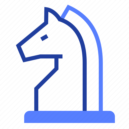 Chess, knight, piece, strategy icon - Download on Iconfinder