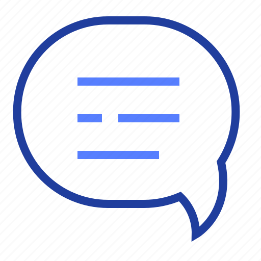 Chatting, message, online, speech bubble icon - Download on Iconfinder