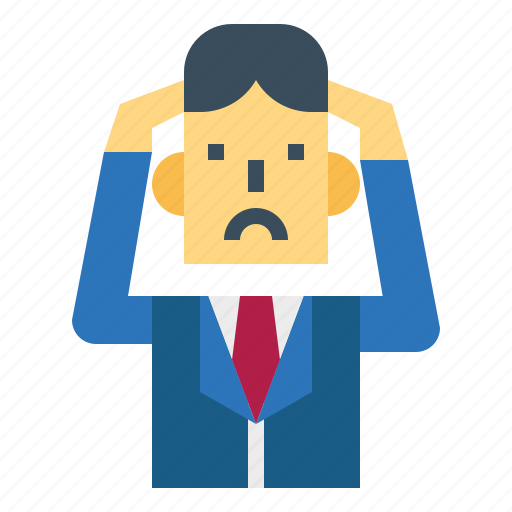 Businessman, headaches, man, stress, suit icon - Download on Iconfinder
