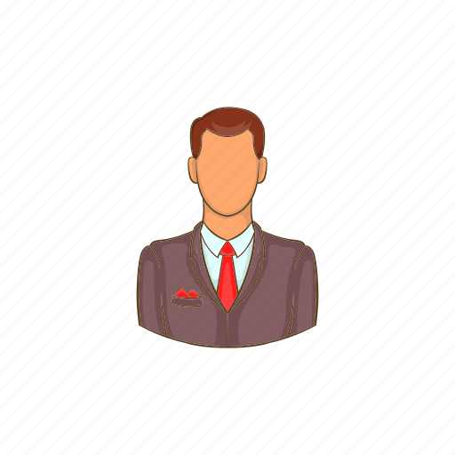 Avatar, cartoon, head, man, person, sign, suit icon - Download on Iconfinder