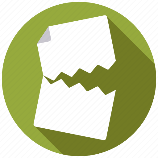 Business, document, draft, office, paper, rejection, torn icon - Download on Iconfinder