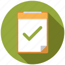 approval, business, checklist, checkmark, clipboard, office