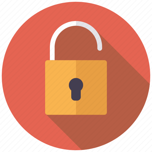 Business, insecure, lock, office, open, security icon - Download on Iconfinder