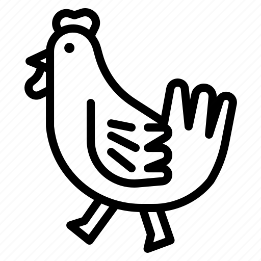 Chicken, chick, farm, animal, meat icon - Download on Iconfinder