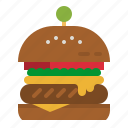 food, burger, hamburger, meat
