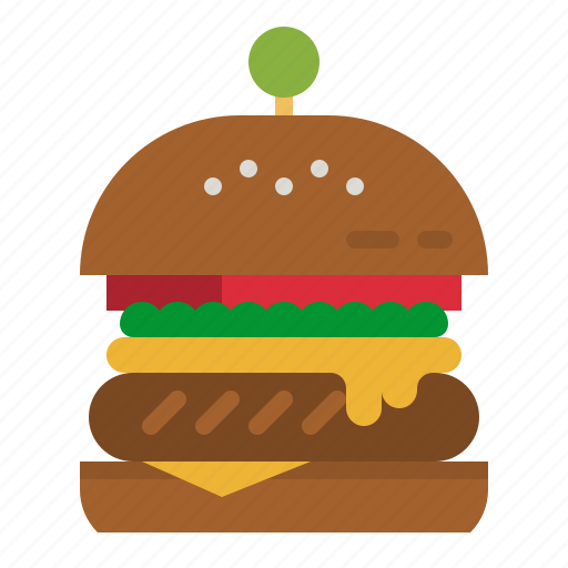 Food, burger, hamburger, meat icon - Download on Iconfinder